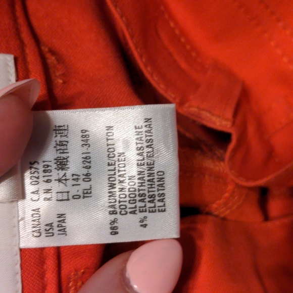 Rare Escada peach/Orange/red pants - Picture 4 of 7